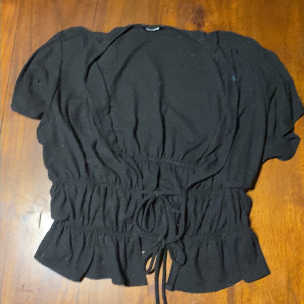 Tie front top